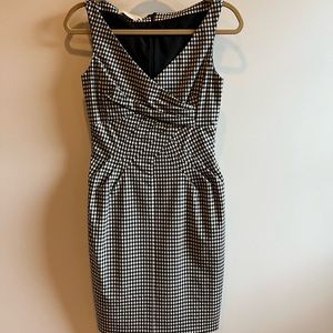 Michael Kors black and white gingham dress